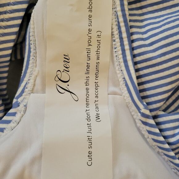 NWT J.Crew Ruched One Shoulder One Piece Swimsuit Vacation Beach Plus‎ Size 24 - Picture 4 of 11